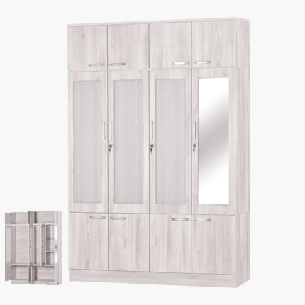 Mion Open Door Wardrobe with Top