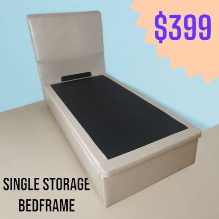 Leyla Storage Bed – Single (Promo offer)