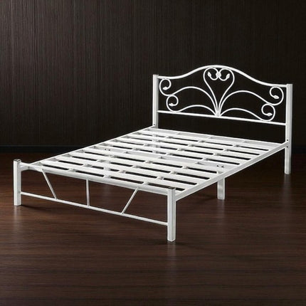 Mion Metal Bed -White
