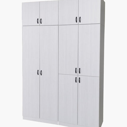 Mahariz 10D Wardrobe – Whitewash