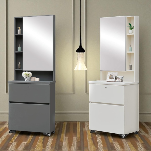 Abinaz Gloss Plywood Dressing Table