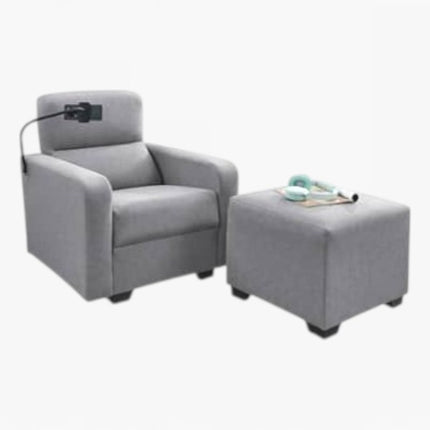 Aly Armchair with Stool - Pet Friendly Fabric