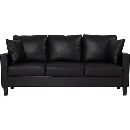 ETAREX 3 SEATER SOFA BLACK