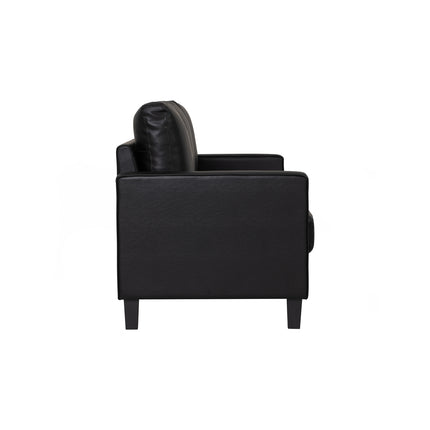 ETAREX 3 SEATER SOFA BLACK