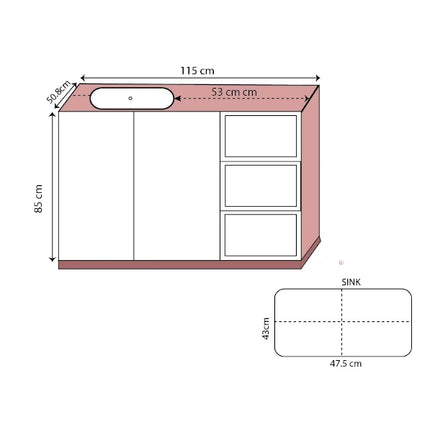 SINK KITCHEN CABINET