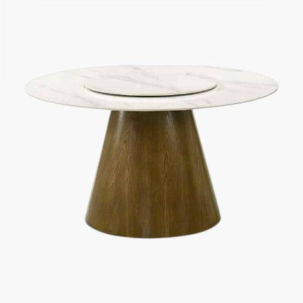 Malihan Round Sintered Stone Top Dining Set