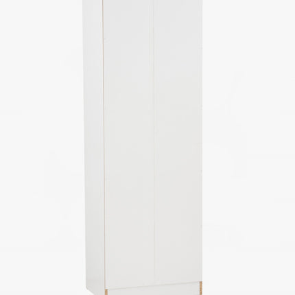 Enrich 2 Door Soft Closing Swing Door Wardrobe-White