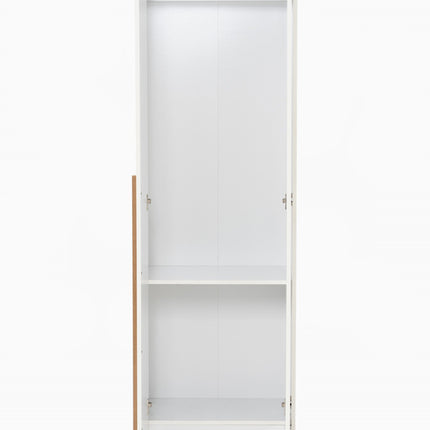 Enrich 2 Door Soft Closing Swing Door Wardrobe-White