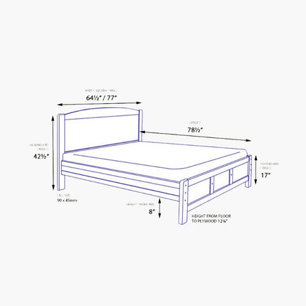 Danga Wooden Bed