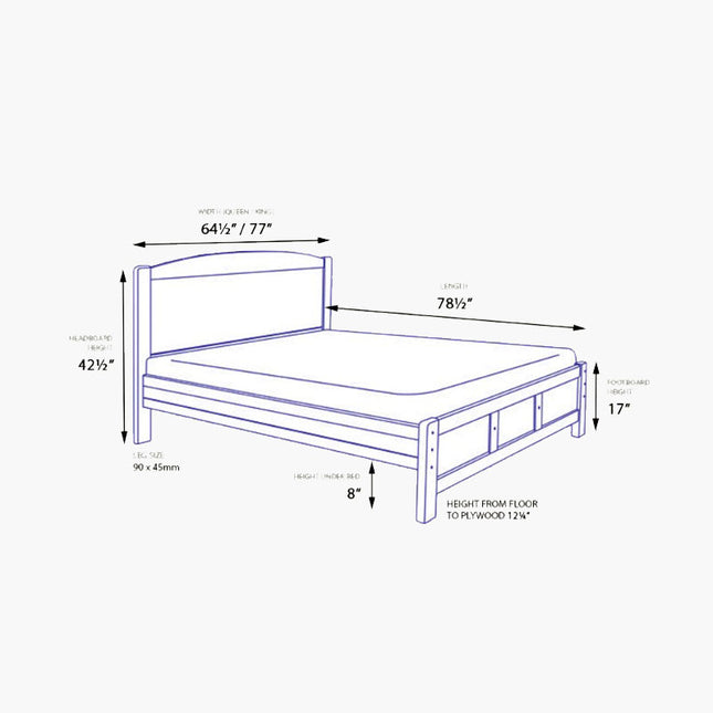 Danga Wooden Bed