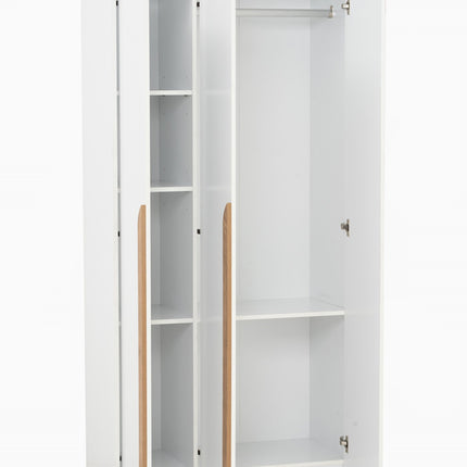 Enrich 3 Door Soft Closing Swing Door Wardrobe-White