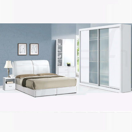 Casla 5pcs Bedroom Set – White 8011
