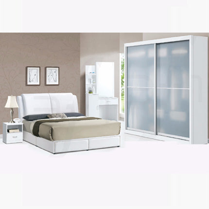 Casla 5pcs Bedroom Set – White 8017
