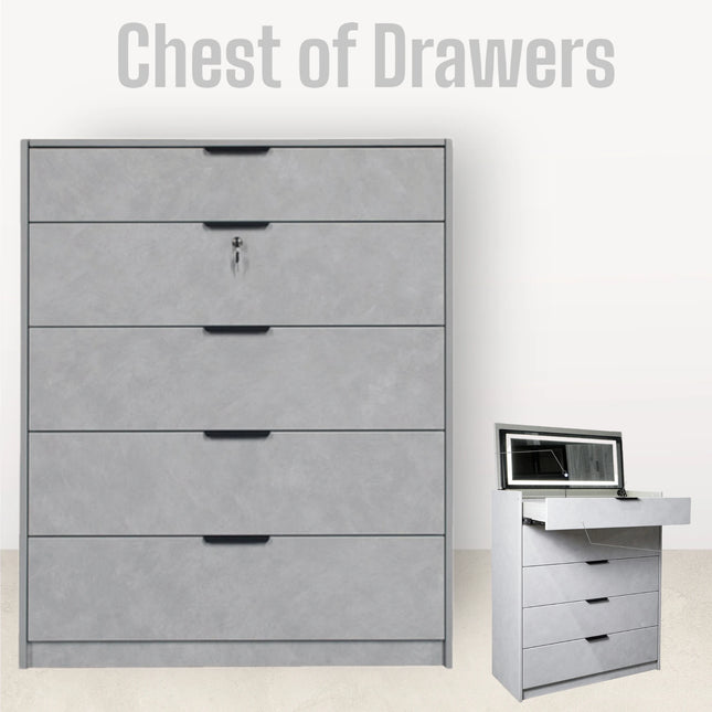 Keaton Solid Plywood Chest of Drawers