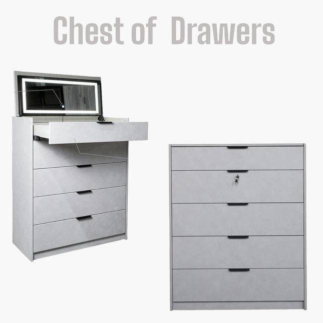 Angelina Solid Plywood Chest of Drawers