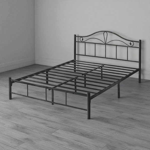 Nesla Metal Bed - Black