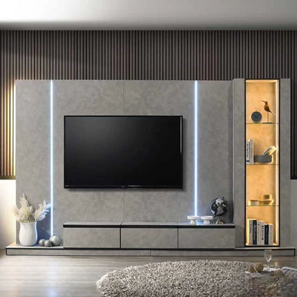 Rome Feature Wall TV Cabinet – 10ft