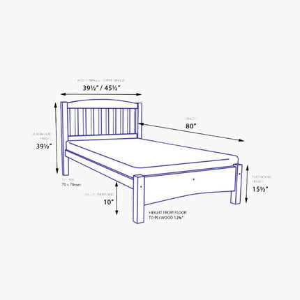 Harnic Wooden Bed
