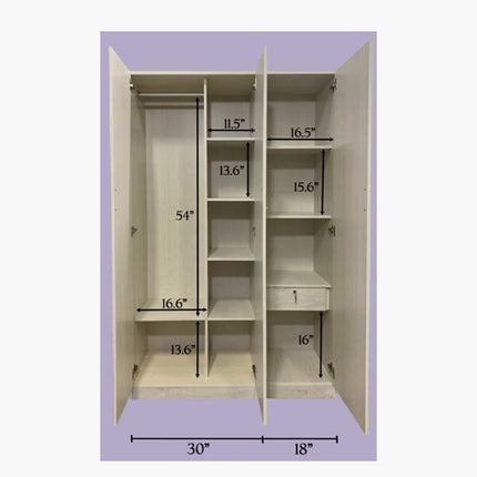 Meave Open Door Wardrobe – 7