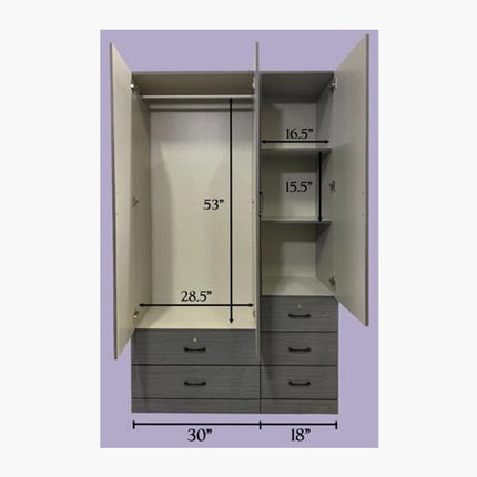 Meave Open Door Wardrobe – 6