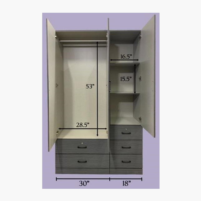 Meave Open Door Wardrobe – 6