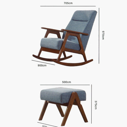 Ahana Rocking Chair + Stool