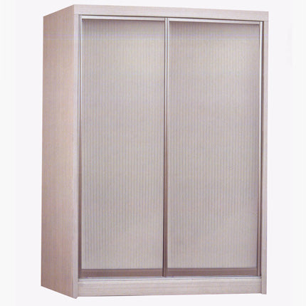 Zack Sliding Door Wardrobe -Whitewash