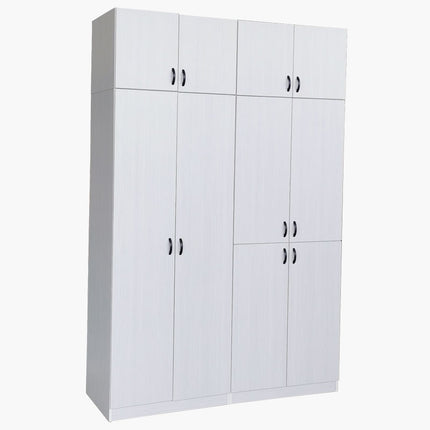 Mahariz 10D Wardrobe – Whitewash