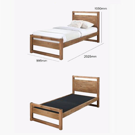 Hijan Wooden Bed – Single