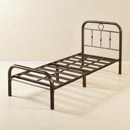 Denin Metal Bed - Single
