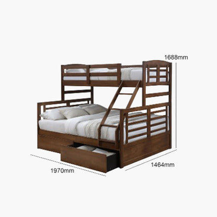 Hazel Wooden Bunk Bed with drawer