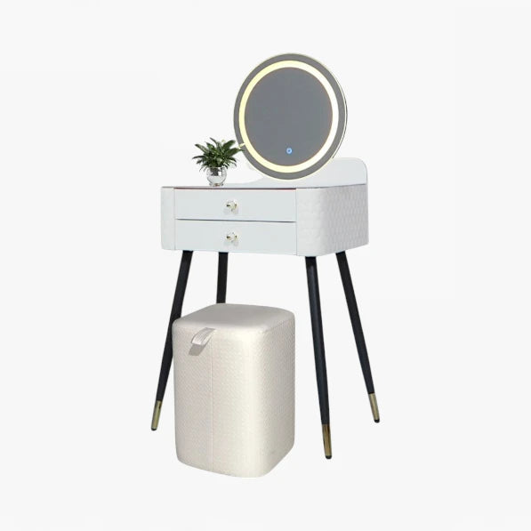 Ayosh Dressing table with LED Light – White