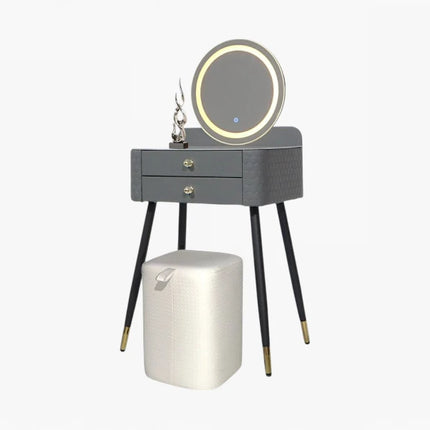 Ayosh Dressing table with LED Light – Grey