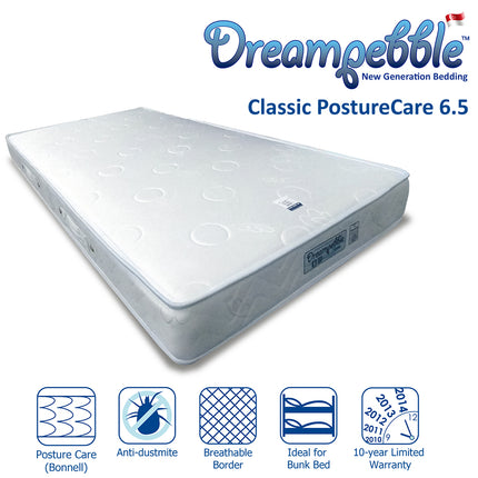 Dreampebble Classic PostureCare 6.5 Mattress Singapore Bunk Bed Mattress