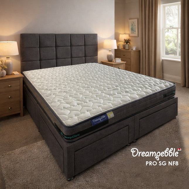 Dreampebble Pro SG NF8 Mattress Singapore | Aloe Vera Fabric + Natural Latex