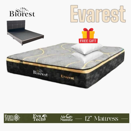 Bio-Evarest Mattress 12″ Package SS04