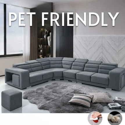 Hivon Corner Sofa – Pet Friendly Fabric