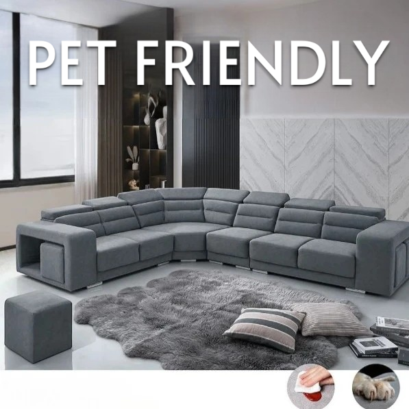 Hivon Corner Sofa – Pet Friendly Fabric