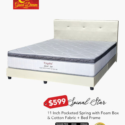 Spinal Star Bed with Mattress Package