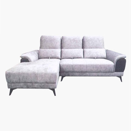 Elancik L-Shape Push Back Sofa – Pet Friendly Fabric