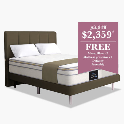 ORLANDO CREST MATTRESS AND STORAGE BED BUNDLE DEAL