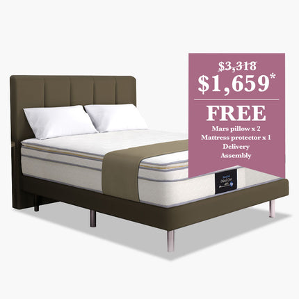 ORLANDO CREST MATTRESS AND BED FRAME BUNDLE DEAL