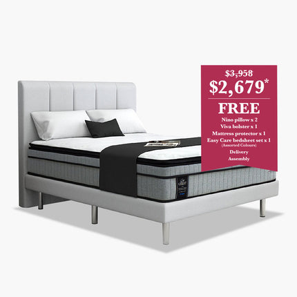 ORTHO CREST MATTRESS AND STORAGE BED BUNDLE DEAL