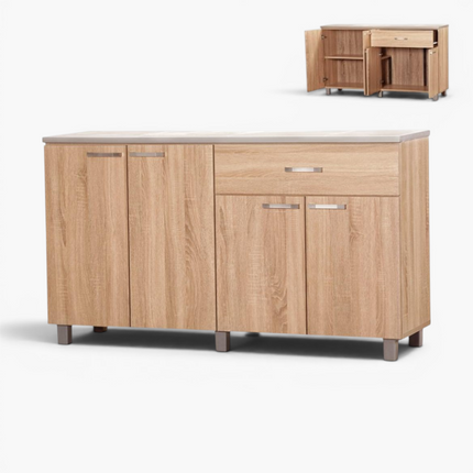 Dilvar Kitchen Cabinet