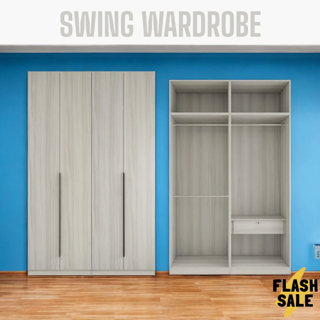 Margot Wardrobe-5x8ft open door