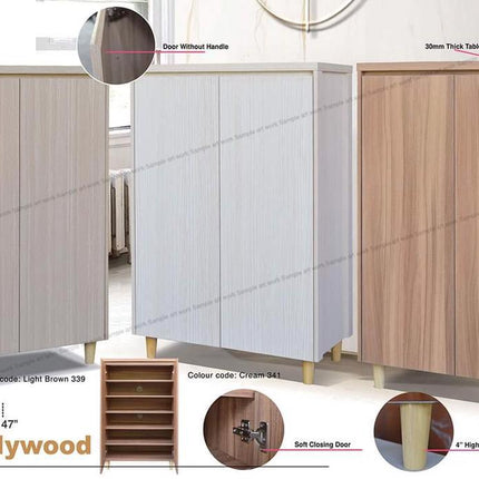 Desha Shoe Cabinet – 2 Door Big