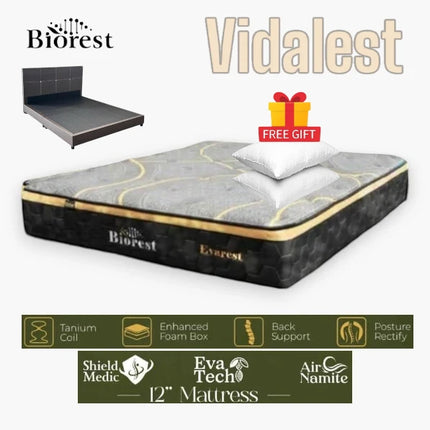 Bio-Vidalest Mattress 12″ Package SS04