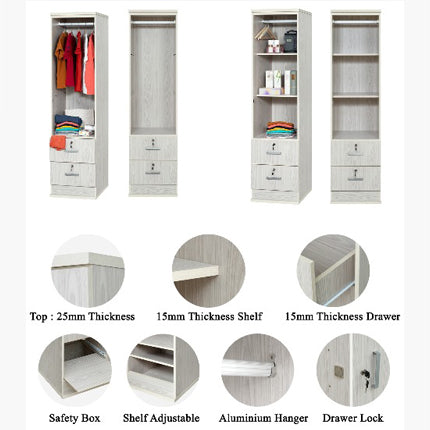 Bendra Open Door Wardrobe-1