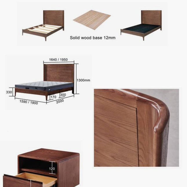 Mirot Wooden Bedframe