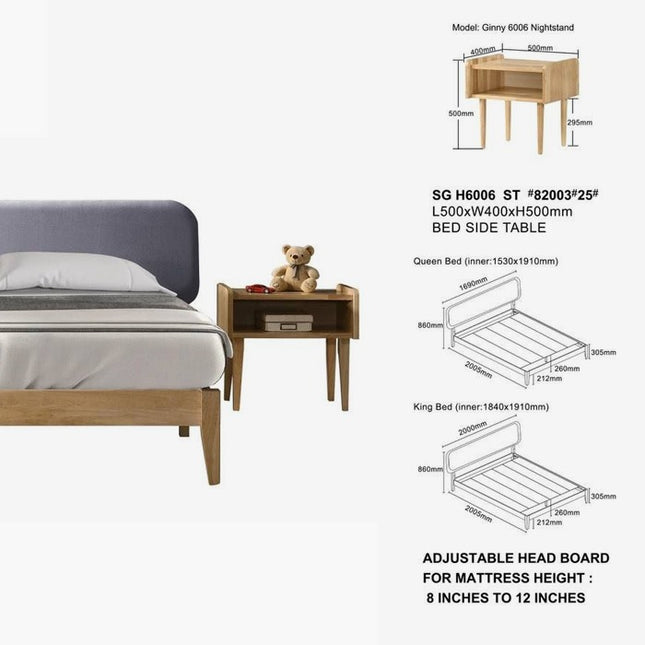 Nihoon Wooden Bedframe